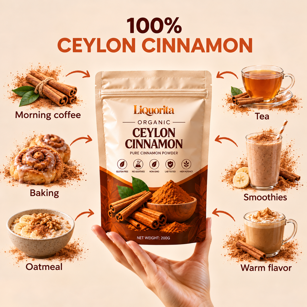 Liquorita Organic Ceylon Cinnamon